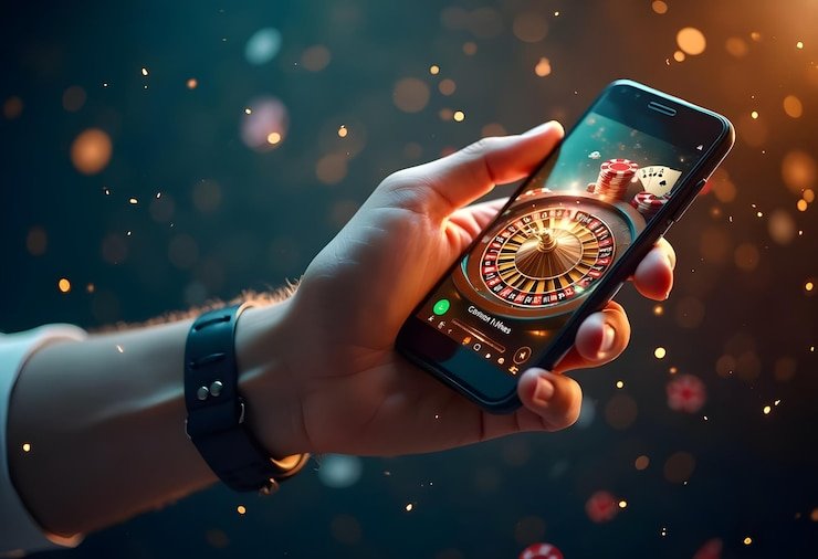 Layar pemilihan taruhan dan tingkat kesulitan Dragon Fishing